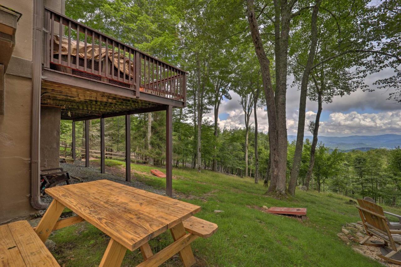 Beech Mountain Cabin Retreat With Hot Tub And Views! Luaran gambar