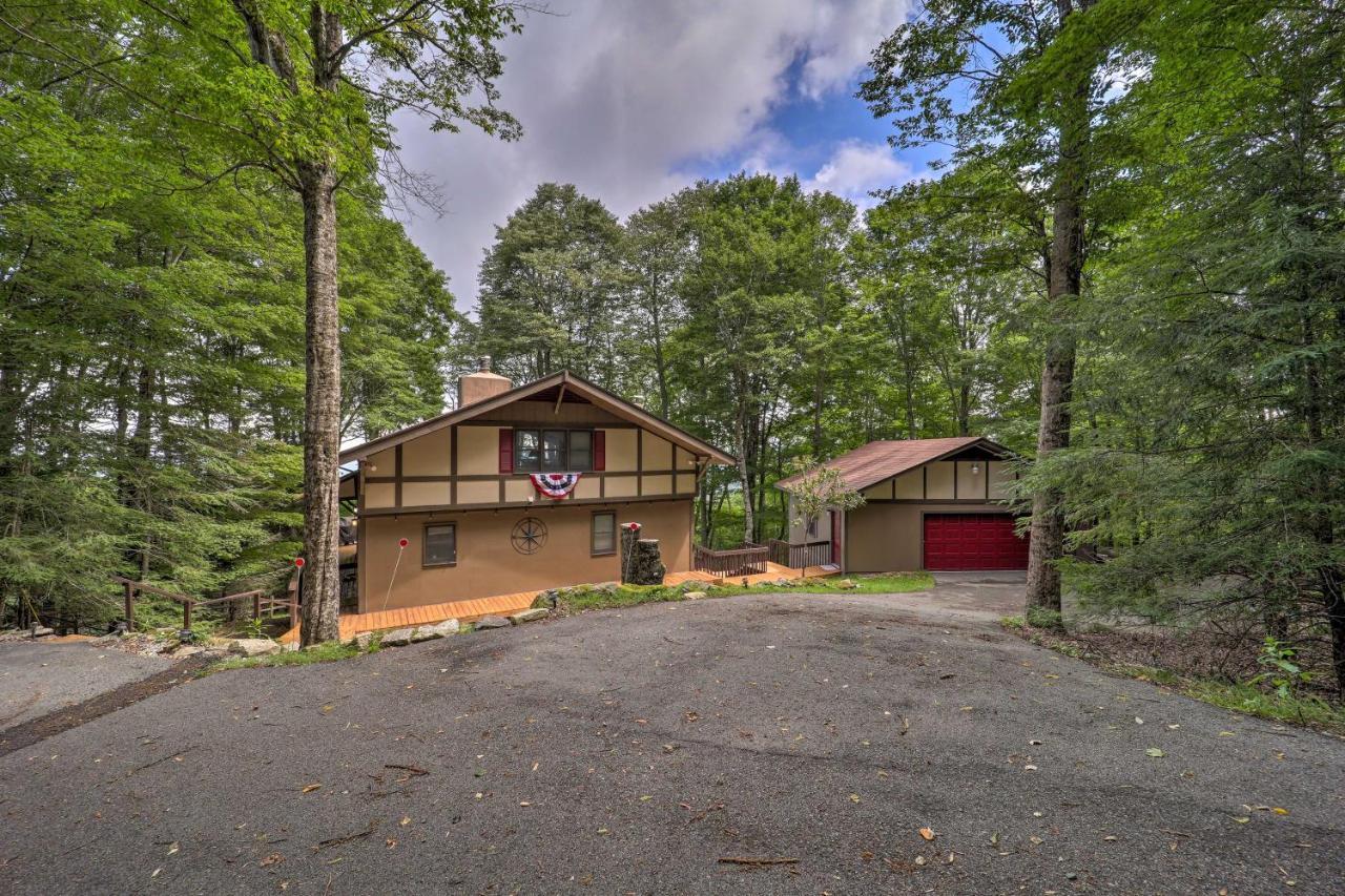 Beech Mountain Cabin Retreat With Hot Tub And Views! Luaran gambar