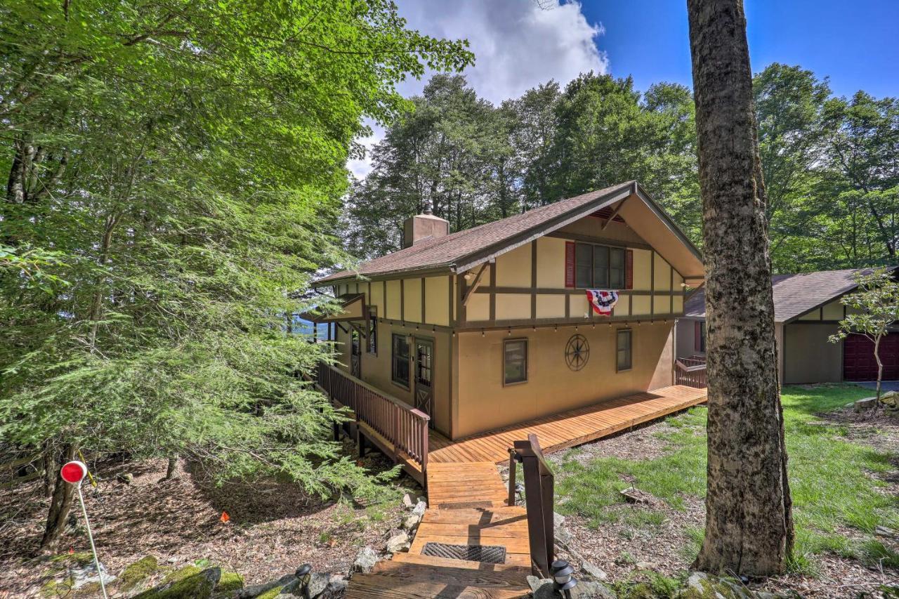 Beech Mountain Cabin Retreat With Hot Tub And Views! Luaran gambar