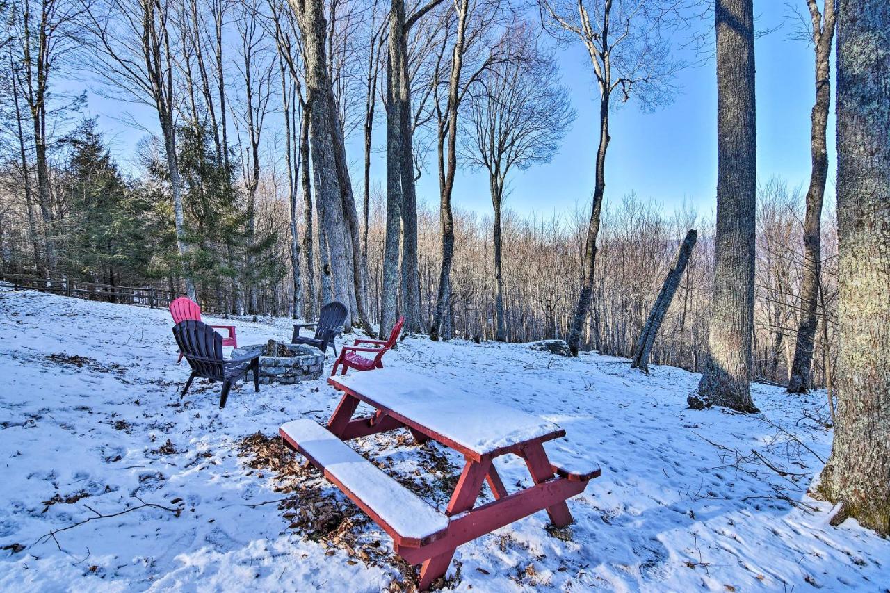 Beech Mountain Cabin Retreat With Hot Tub And Views! Luaran gambar
